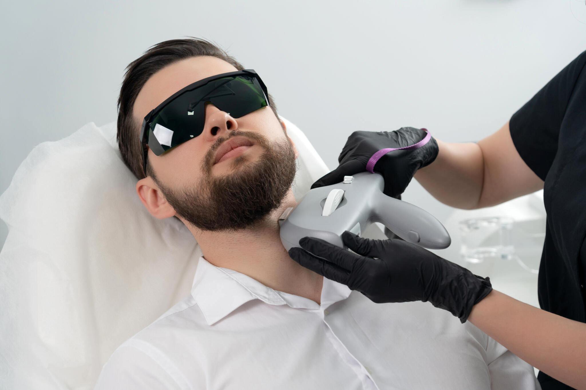 Beard and Neck laser hair removal